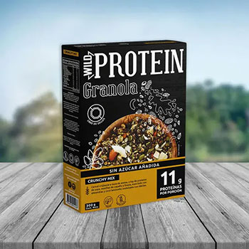 Granola Wild Protein Crunchy Mix 300gr