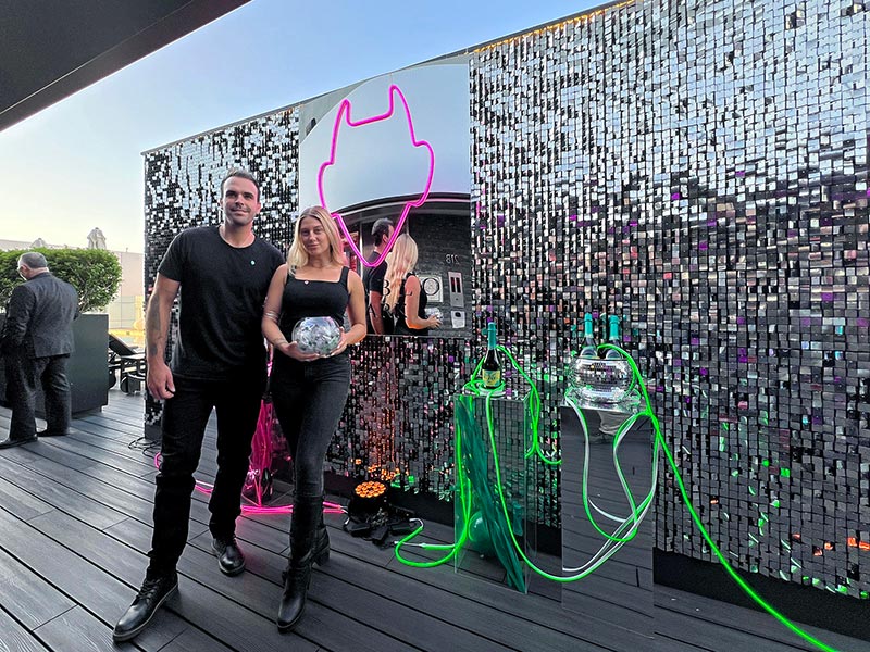 Diablo Spark en el rooftop del Hotel W