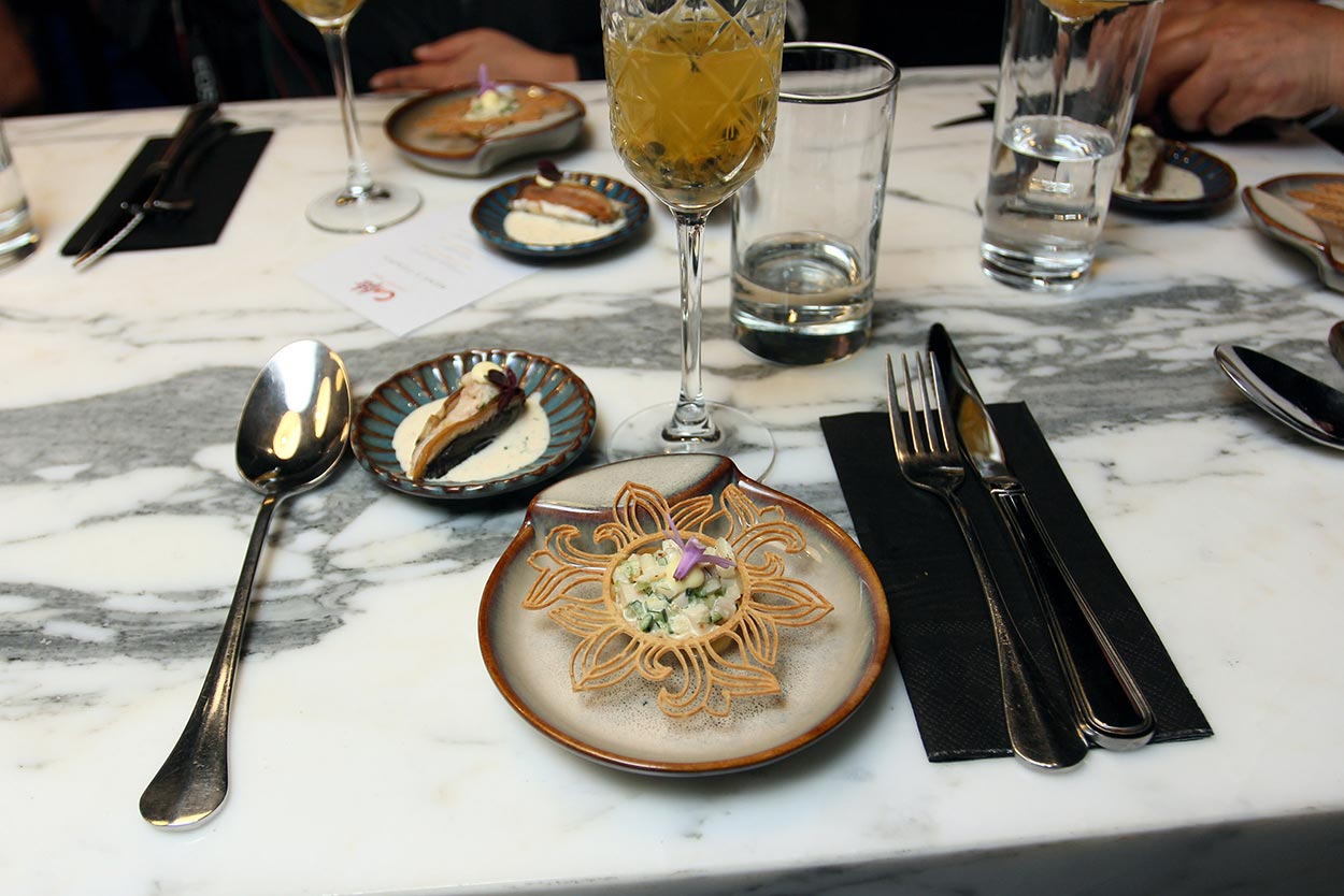 El men� de 5 tiempos