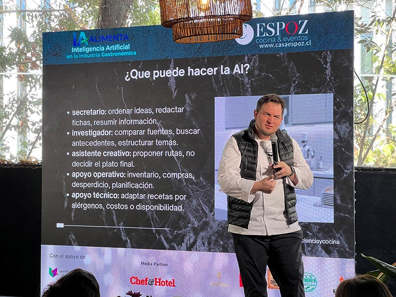 Fotos del seminario IA Alimenta realizado en Casa Espoz, Abril 2026