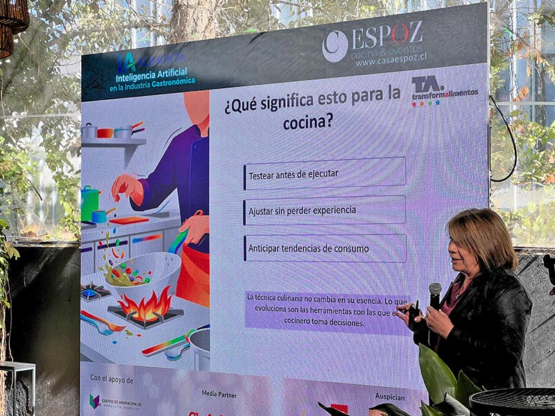 Fotos del seminario IA Alimenta realizado en Casa Espoz, Abril 2026