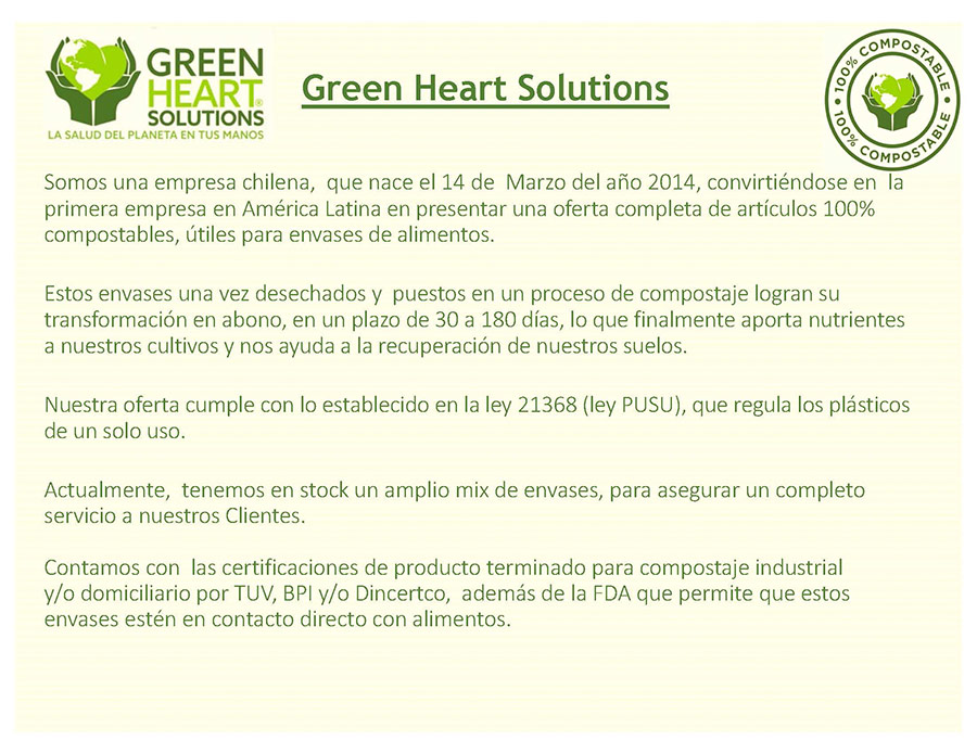 Bolsa de celofan compostable - Green Heart Solutions